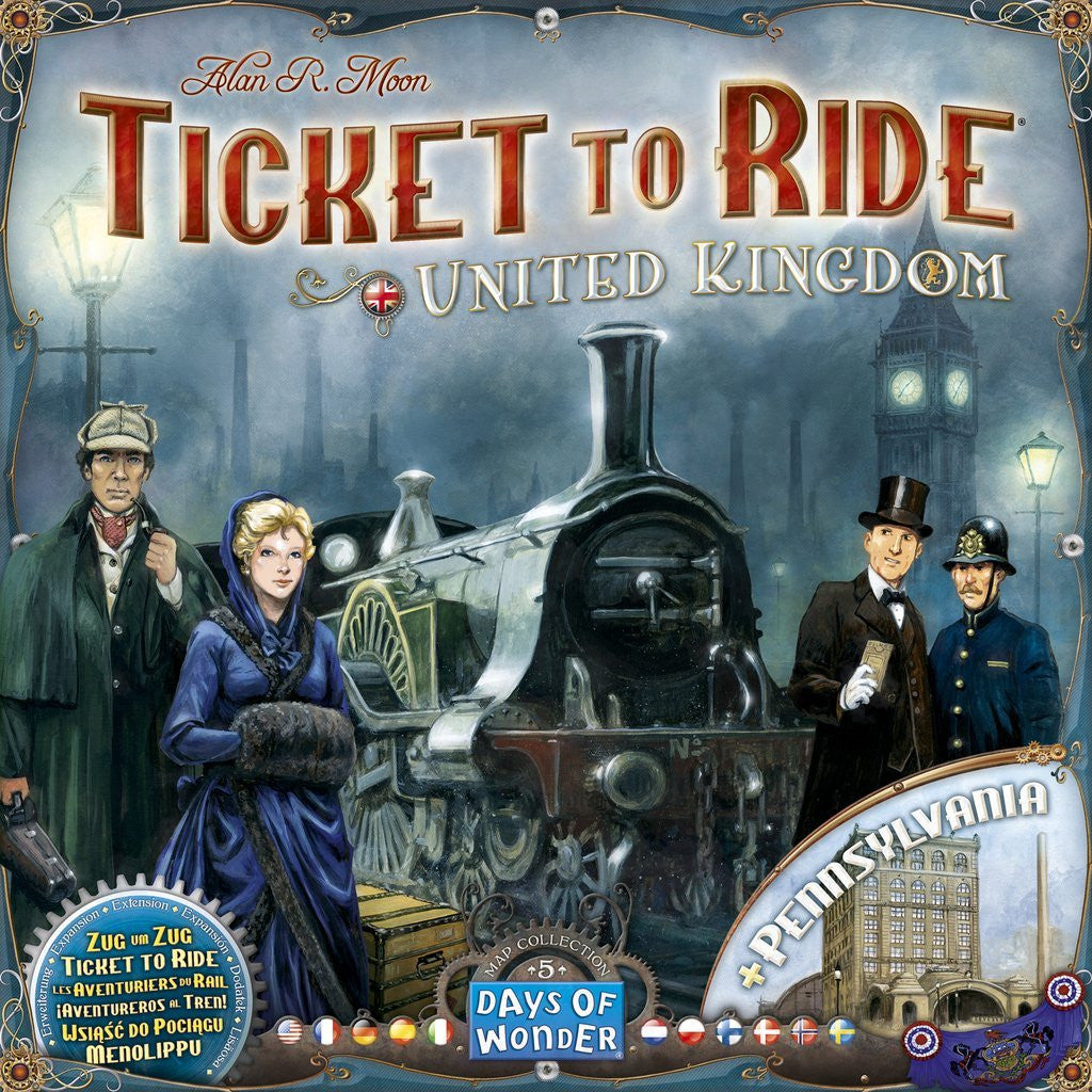 Ticket To Ride United Kingdom & Pennsylvania
