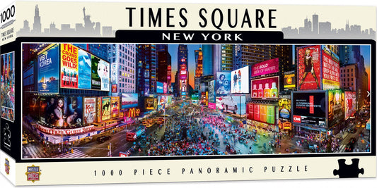 Masterpieces City Panoramic New York Times Square Puzzle 1000 pieces