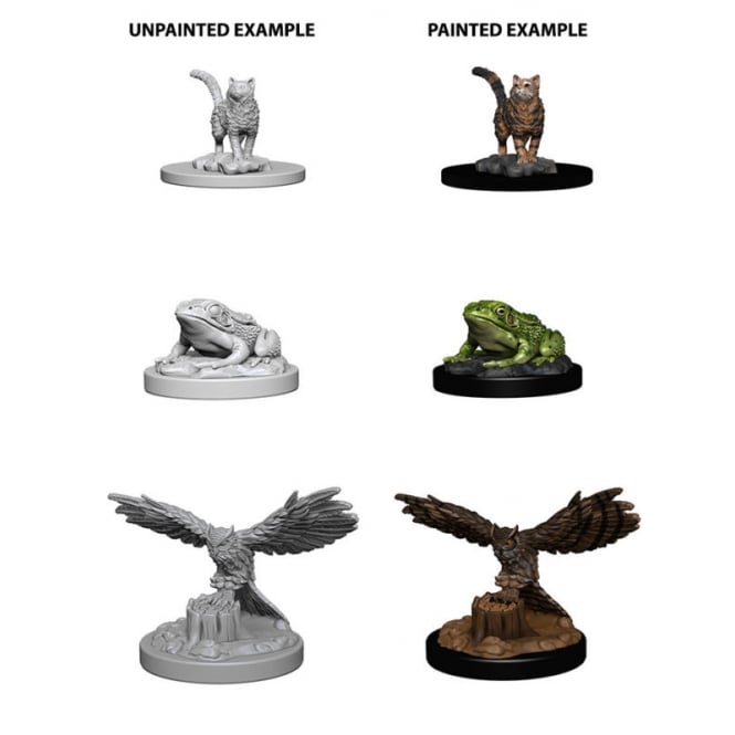 Familiars : Pathfinder Deep Cuts Unpainted Miniatures (W4)